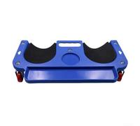 Ginocchiera robusta per officina auto, cuscino scorrevole in plastica PE con ruote a 360°, cuscinetto di riparazione portatile per proteggere le ginocchia durante la manutenzione e l'ispezione, (blu)