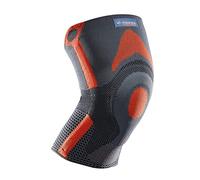 Ginocchiera Rotulea Rinforzata Thuasne Sport - Grigio/Arancio - Taglia XL