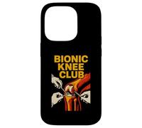 Ginocchiera sostitutiva Bionic Knee Club Fun Mens Chirurgia Recupero Custodia per iPhone 14 Pro