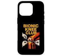 Ginocchiera sostitutiva Bionic Knee Club Fun Mens Chirurgia Recupero Custodia per iPhone 16 Pro