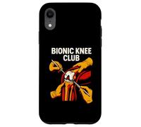 Ginocchiera sostitutiva Bionic Knee Club Fun Mens Chirurgia Recupero Custodia per iPhone XR