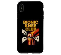 Ginocchiera sostitutiva Bionic Knee Club Fun Mens Chirurgia Recupero Custodia per iPhone XS Max