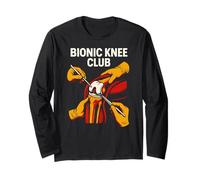 Ginocchiera Sostitutiva Bionic Knee Club Fun Mens Chirurgia Recupero Maglia a Manica