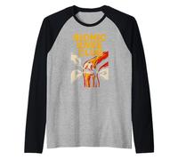 Ginocchiera Sostitutiva Bionic Knee Club Fun Mens Chirurgia Recupero Maglia con Maniche Raglan