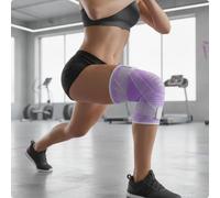 Ginocchiera Sportiva Chiusura Regolabile Ginocchiera Elastica Leggera