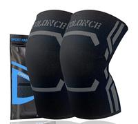 Ginocchiera Sportiva Supporto per Sport,Tutore Ginocchio per Menisco,Ginocchiere Palestra,Supporto per Ginocchio per Artrite,Stabilizza l'articolazione e i Muscoli,Dolore alle Articolazioni,Nero,L