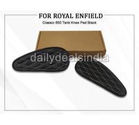 Ginocchiera TANK Nera D3 Per Royal Enfield Classic 650