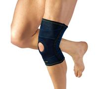 Ginocchiera Tutore Ginocchio Ortopedica Rotulea Con Foro Rotuleo Elastica