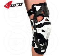 GINOCCHIERA TUTORE PROFESSIONALE UFO MORPHO FIT MOTO CROSS ENDURO BIANCO SX S/M