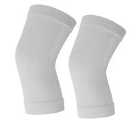 Ginocchiere, 1 Paio di Ginocchiere in Cotone Caldo E Traspirante, Ginocchiere a Compressione Antivento Per Le Donne Che Corrono in Bicicletta (Grigio)(L)