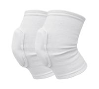 Ginocchiere a compressione sportiva Protezione elastica for ginocchia Ginocchia in spugna addensata Supporto for tutore for allenamento di danza per danza, calcio, pallavolo, pallacanestro, yoga(White