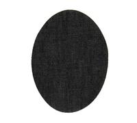 Ginocchiere adesive per bambini - 12 toppe termoadesive Jeans nero da stirare su pantaloni, giacche e cappotti, resistenti a lavatrice e asciugatrice, 10,5 x 8 cm