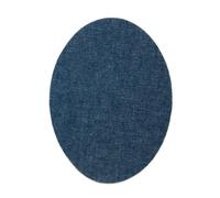 Ginocchiere adesive per bambini - 2 toppe termoadesive Jeans medio da stirare su pantaloni, giacche e cappotti, resistenti a lavatrice e asciugatrice, 10,5 x 8 cm