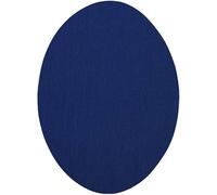 Ginocchiere adesive per bambini - 4 toppe termoadesive Blu intenso da stirare su pantaloni, giacche e cappotti, resistenti a lavatrice e asciugatrice, 10,5 x 8 cm