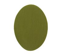 Ginocchiere adesive per bambini - 6 toppe termoadesive Kaki da stirare su pantaloni, giacche e cappotti, resistenti a lavatrice e asciugatrice, 10,5 x 8 cm