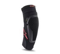 Ginocchiere Alpinestars Bionic Flex Nero-Rosso L/XL Nero