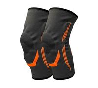 Ginocchiere Compressione Ginocchiere Ginocchiere Supporto articolare Sicurezza sportiva Pallavolo Palestra Protezione for tutore sportivo per danza, calcio, pallavolo, pallacanestro, yoga(Orange,XL)