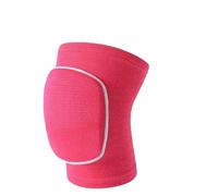 Ginocchiere da ballo ad alta elasticità 1PC compressione sportiva copertura protettiva antiurto allenamento ginocchia supporto for uomo donna per danza, calcio, pallavolo, pallacanestro, yoga(Red,L(1p