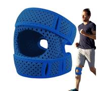 Ginocchiere da basket | Ginocchiere traspirante con benda di supporto - Protezione sportiva rinforzata per l'allenamento all'aperto da uomo: corsa, ciclismo, sci e pattinaggio sul ghiaccio