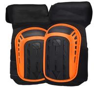 Ginocchiere da Giardinaggio Ginocchiere specializzate for il lavoro, tutore for ginocchio, manicotti di supporto elastici for edilizia, giardinaggio, protezione delle articolazioni for adulti(ORANGE)