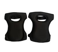 Ginocchiere da giardino 2 pezzi for pavimenti in gel-schiuma a doppio strato for il giardinaggio Comodo cuscino in ginocchio for i lavori domestici Per Fai Te(Black)