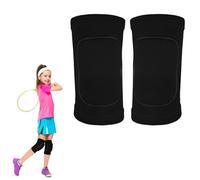 Ginocchiere da pallavolo per bambini, comode, traspiranti, per danza, ginocchiere di supporto per donne e uomini, resistenti, adatte per pallavolo, basket, calcio, tennis, yoga, corsa, ciclismo (nero)