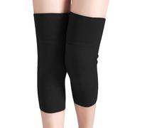 Ginocchiere da uomo, ginocchiere da donna - Ginocchiere calde e comode per l'inverno | Ginocchiere invernali ecologiche della pelle, ginocchiere calde per attività all'aperto, Nero , Taglia unica