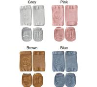 Ginocchiere e parapolsi per insegnare al bambino a strisciare e camminare, Set di copriginocchia e paragambe per protezione durante lo strisciamento e riscaldamento della gamba, previene scivolate e p