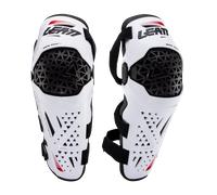 Leatt Dual Axis Pro Protezioni per ginocchia e stinchi, bianco, taglia L XL per maschi