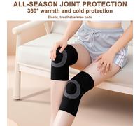 Ginocchiere Invernali Calde Due PCS Peluche Foderate Elastiche Antiscivolo per U