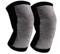 Ginocchiere invernali da donna e uomo, ginocchiere scaldamuscoli in lana cashmere addensare ginocchiere ginocchiere legging caldo termico sci ciclismo ginocchiera manica per dolori articolari artrite