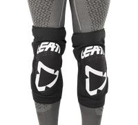 Ginocchiere Leatt 3DF 5.0 Zip Bianco-Nero L/XL