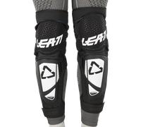 Leatt 3DF Hybrid EXT Motocross Ginocchio/Parastinco, bianco, taglia 2XL per maschi