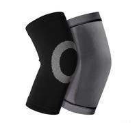 Ginocchiere per adulti, confezione da 2, foderate in caldo pile, antiscivolo, elastiche, per attività invernali all'aperto, sci, ciclismo, basket, protezione per gambe