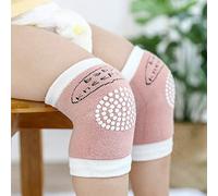 Ginocchiere Per Bambini In Cotone Slip Dispenser Autunnale Ginocchiere In Mesh Traspiranti Per Bambini Ginocchiere Striscianti Sportive (Rosa)