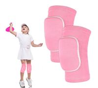 Ginocchiere per bambini, per danza dei bambini, in spugna ispessita, per pallavolo, per lo sport, per la gioventù, per la danza, lo yoga, la corsa (rosa)