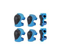 Ginocchiere per bambini, set di 6 ginocchiere per bambini, set di protezioni per gomiti, polsiere e ginocchiere