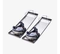 Ginocchiere per calcestruzzo 75 x 20 cm, Tavole per ginocchiere in acciaio inox
