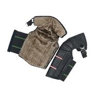 Ginocchiere per motociclette invernali calde Copri leggings in pelle PU per