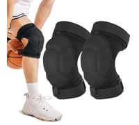 Ginocchiere regolabile 1 paio per evitare collisioni, ginocchiera con stabilizzatori laterali e tampone di spugna spesso, protezione del ginocchio per fitness, yoga,