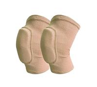 Ginocchiere Sportive 1 paio di ginocchiere sportive for adulti protezione for il ginocchio da ballo for bambini elastico addensare ginocchia in spugna supporto for palestra allenamento yoga(Beige,L)