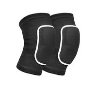 Ginocchiere Sportive 2 pz/set Sport Ginocchiera Uomini Ginocchiere Supporto del Ginocchio Attrezzi for Il Fitness Basket Ginocchio Brace Protector Ginocchiere Antiscivolo Donne(Black and White,L)