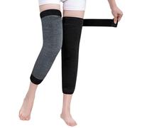 Ginocchiere termiche da uomo e da donna, spesse, lunghe, comode, calde, ginocchiere invernali, ginocchiere, calze traspiranti, antivento, per artrite, tendinite, sci, ciclismo, corsa