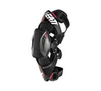 Ginocchiere X-FRAME KNEE BRACE Nero Rosso Bianco - LEATT - UE: M