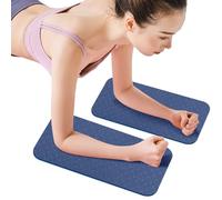 Ginocchiere Yoga - TPE 34x17x1cm 2pz | Supporto Gomiti Anti-strappo | Cuscinetto Pilates Protezione Pavimento Per Plank Flessioni Allenamento Addominale Fitness Sport
