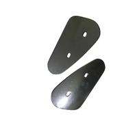 Ginocchio Pad Supporto Piastre Coppia Lucido Per BSA M20 M21 M33 Nero