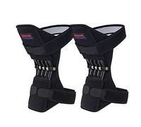 Ginocchio Pro, Ginocchiera con Molle, Knee Support Fascia per Ginocchio per Gamba Fredda Vecchia, per Escursionismo, Corsa, Scale da Arrampicata, Palestra Squat Riduce Il Dolore (Nero)