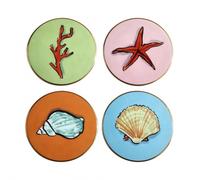 Ginori 1735 Il viaggio di Nettuno Set of four coasters
