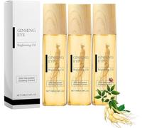 Ginseng Eye Oil Roller,Ginseng Eye Brightening Oil Roll On,Ginseng Under Eye Roller Oil Essense,Anti-Wrinkle Eye Serum for Dark Circles Fine Lines and Wrinkles (3pcs)
