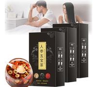 Ginseng Five Treasures Tea Kidney Tea, Zhu Gen Wu Bao Cha, Chinese Kidney Care Teas, Men’s Essentials Kidney Teas, Tonify Kidney And Qi (3)